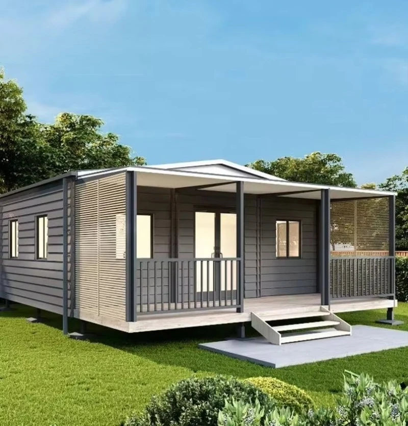 2 Story Duplex Luxury Village Expandable Container House 2-5 Bedrooms Mobile Modular Tiny Home with Kitchen Bathroom