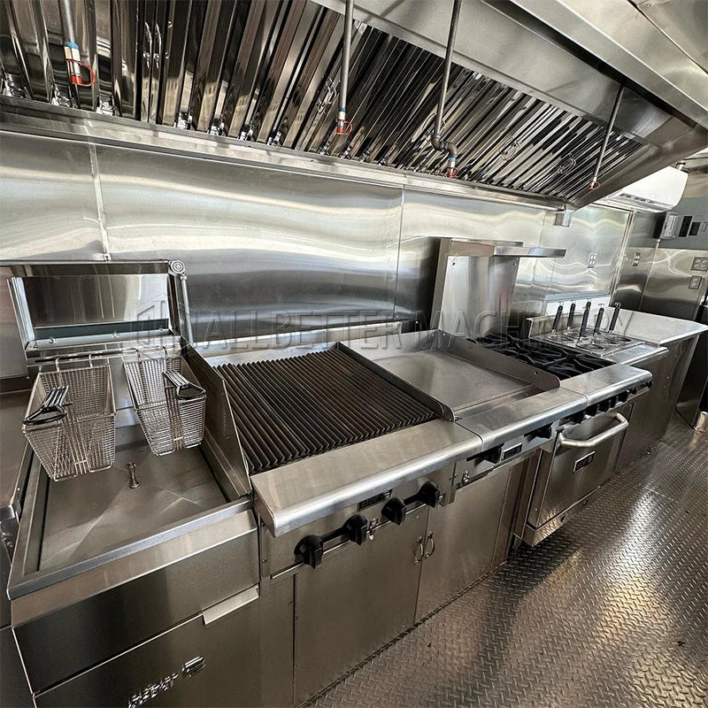 Allbetter Coffee Truck Shop Small Kitchen Mobile Hot Dog Food Trailer with Equipment Mobile Burger Food Truck for Sale in USA
