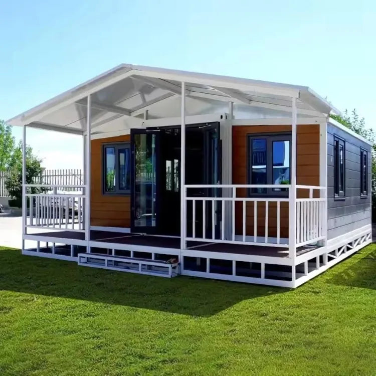 2 Story Duplex Luxury Village Expandable Container House 2-5 Bedrooms Mobile Modular Tiny Home with Kitchen Bathroom