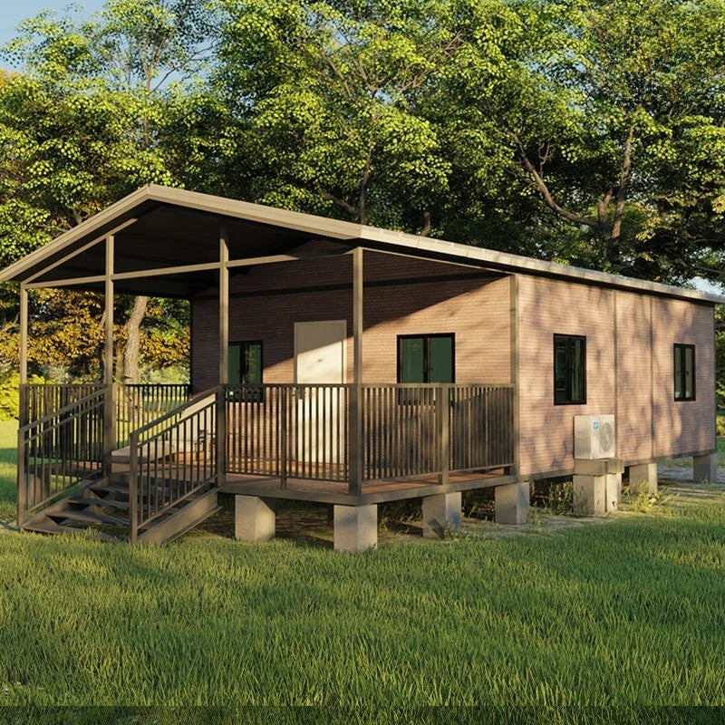 2 Story Duplex Luxury Village Expandable Container House 2-5 Bedrooms Mobile Modular Tiny Home with Kitchen Bathroom
