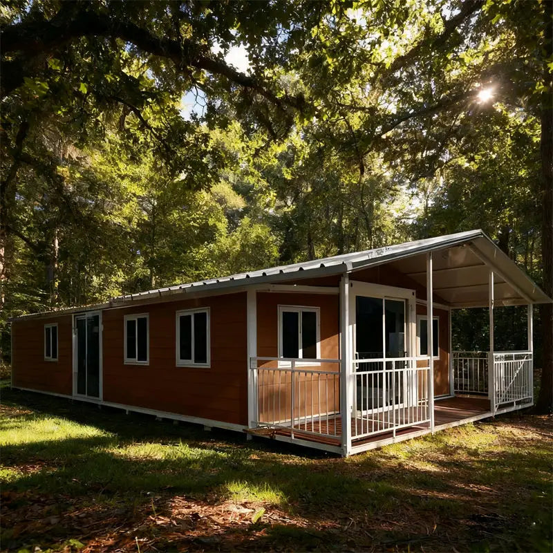 2 Story Duplex Luxury Village Expandable Container House 2-5 Bedrooms Mobile Modular Tiny Home with Kitchen Bathroom