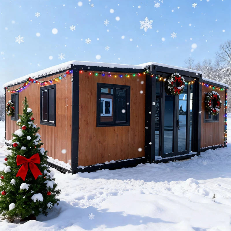 2 Story Duplex Luxury Village Expandable Container House 2-5 Bedrooms Mobile Modular Tiny Home with Kitchen Bathroom