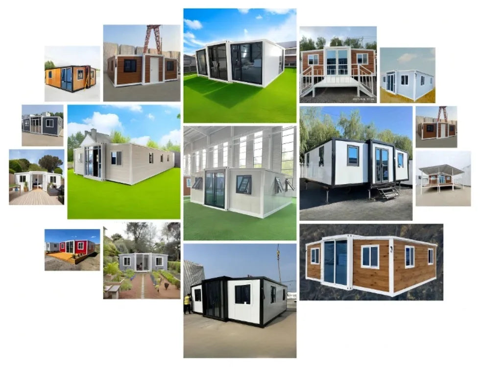 2 Story Duplex Luxury Village Expandable Container House 2-5 Bedrooms Mobile Modular Tiny Home with Kitchen Bathroom