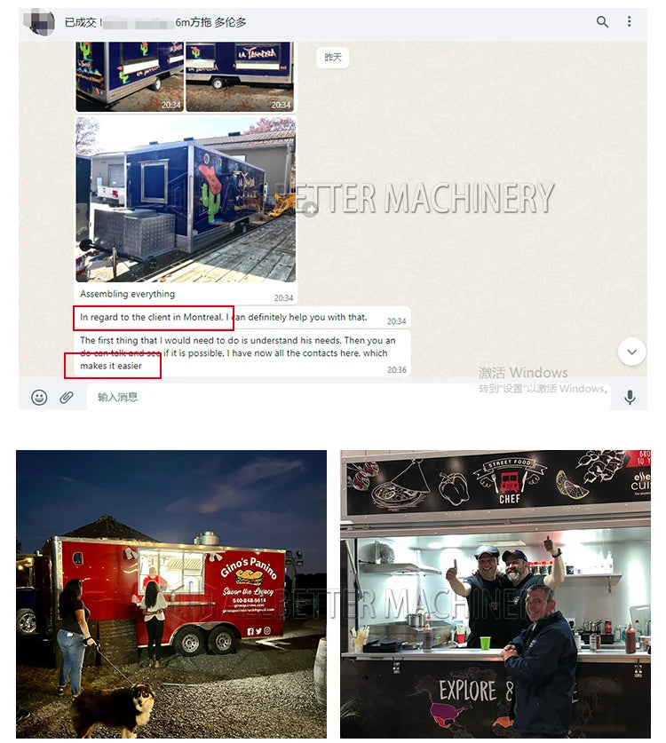 Allbetter Coffee Truck Shop Small Kitchen Mobile Hot Dog Food Trailer with Equipment Mobile Burger Food Truck for Sale in USA