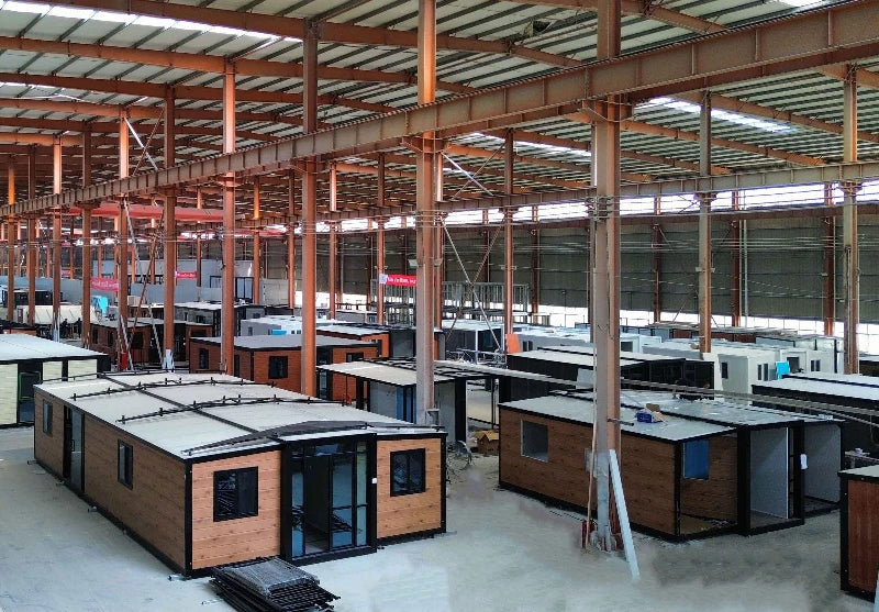 2 Story Duplex Luxury Village Expandable Container House 2-5 Bedrooms Mobile Modular Tiny Home with Kitchen Bathroom