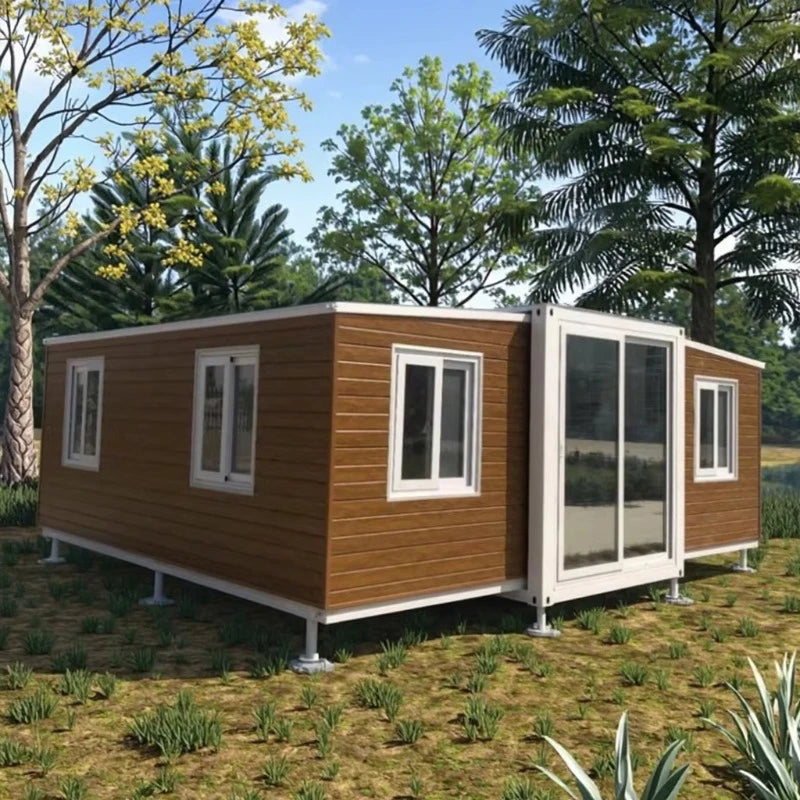 2 Story Duplex Luxury Village Expandable Container House 2-5 Bedrooms Mobile Modular Tiny Home with Kitchen Bathroom