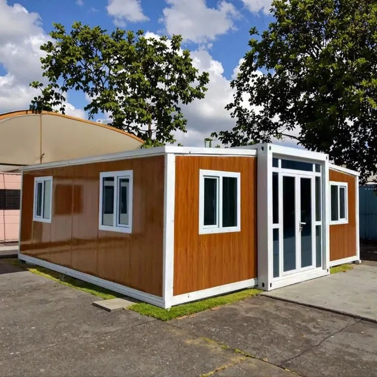 2 Story Duplex Luxury Village Expandable Container House 2-5 Bedrooms Mobile Modular Tiny Home with Kitchen Bathroom