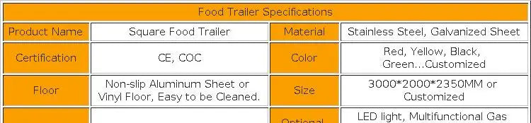 Allbetter Coffee Truck Shop Small Kitchen Mobile Hot Dog Food Trailer with Equipment Mobile Burger Food Truck for Sale in USA