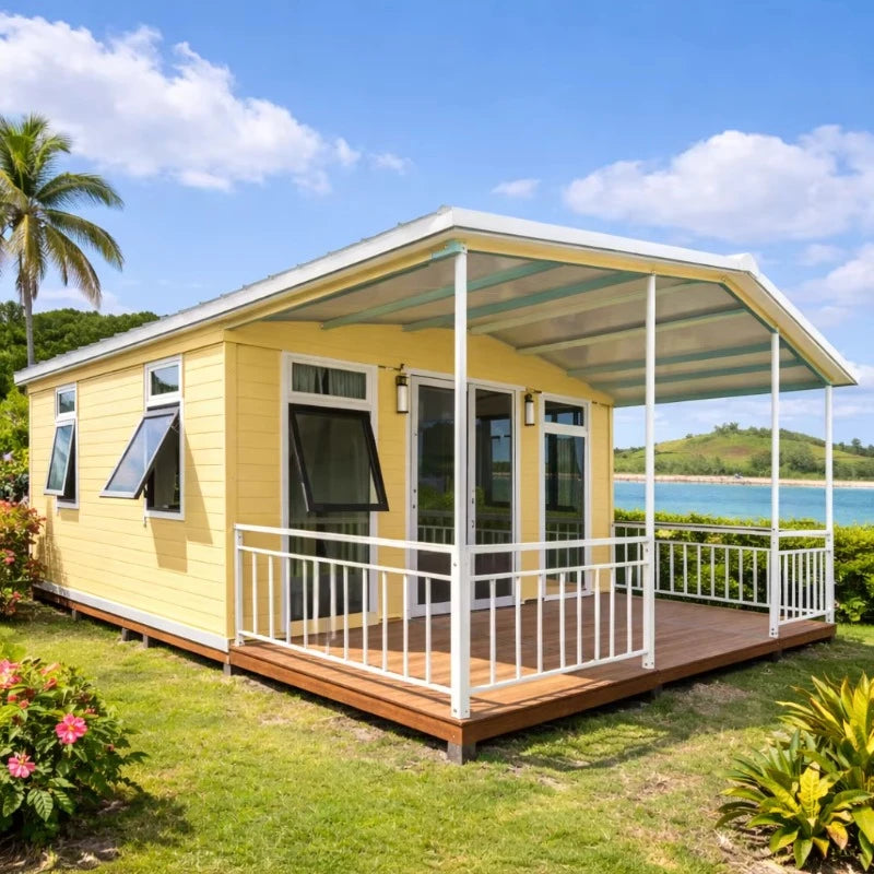 2 Story Duplex Luxury Village Expandable Container House 2-5 Bedrooms Mobile Modular Tiny Home with Kitchen Bathroom